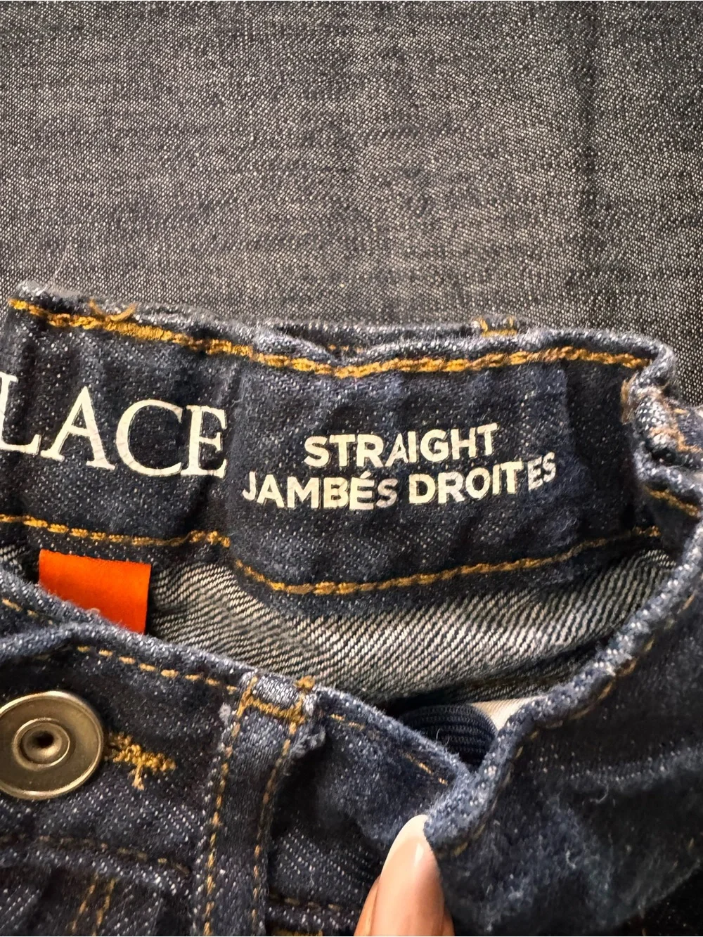 The Children's Place Boys' Straight Jeans - 3 Blue Jean and 1 Tan corduroy / 6